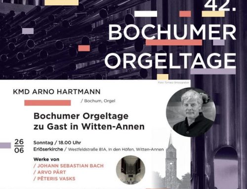 42. Bochumer Orgeltage zu Gast in Witten Annen